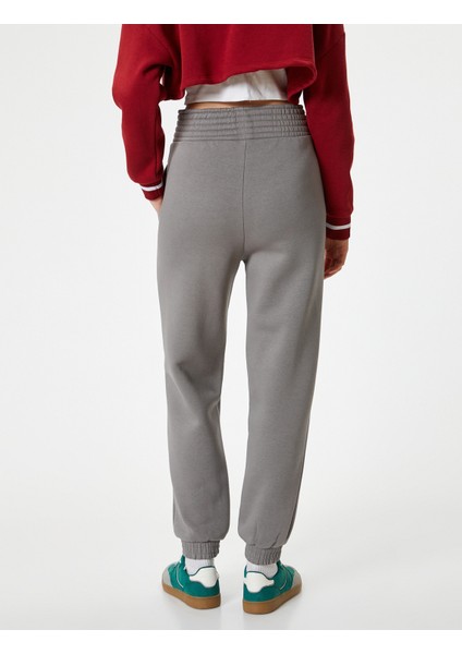 Jogger Eşofman Altı Yüksek Bel Cepli Rahat Kalıp fırsatları