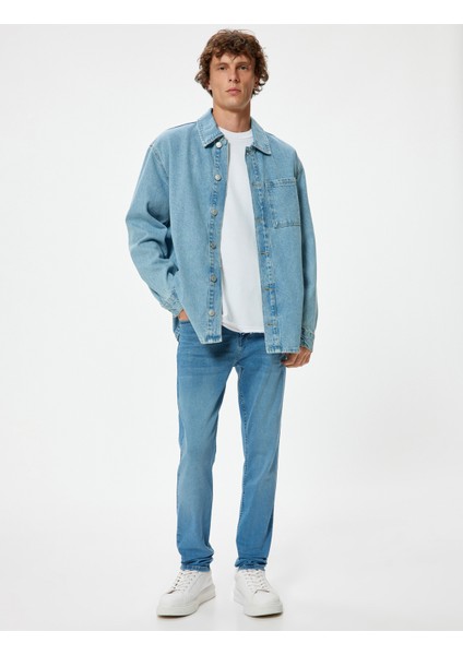 Skinny Fit Kot Pantolon - Michael Jean fiyatları