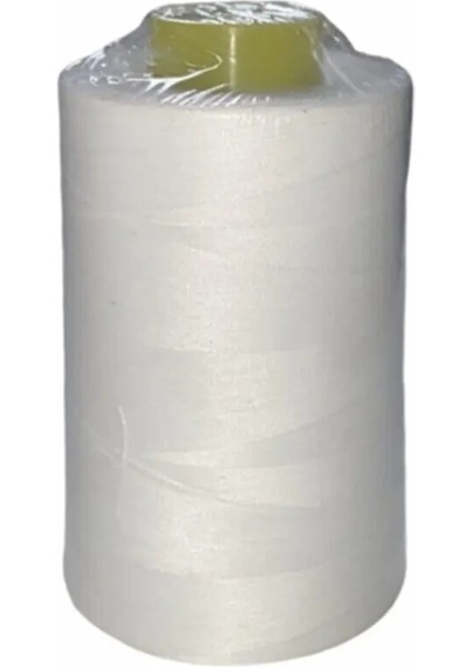 Beyaz Dikiş Ipliği 120 No 5000m Polyester