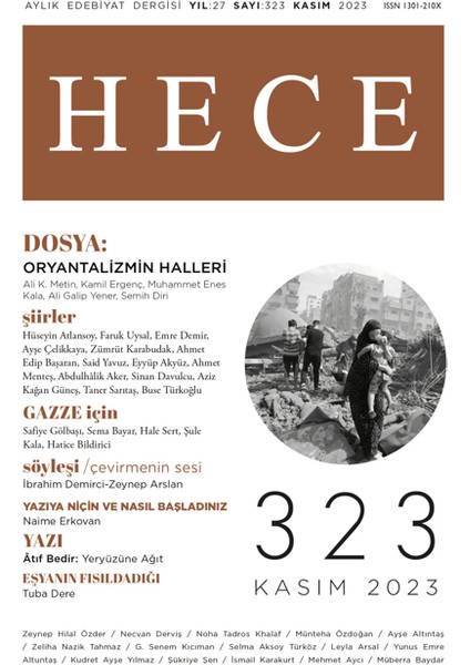 323. Sayı - Kasım 2023