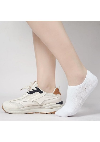 12 Çift Kadın Erkek Beyaz Siyah Kısa Sneakers Görünmez Pamuk Babet Çorap fiyatları