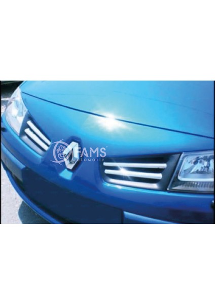 Renault Megane 2 Krom Ön Panjur 4 Prç. 2006-2009 P.çelik