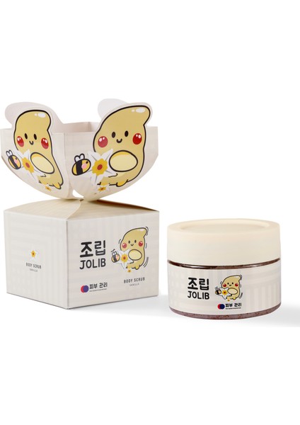 Body Scrub Besleyici Arındırıcı Nemlendirici Vücut Peelingi Eşsiz Vanilya Kokusuyla 250 ml