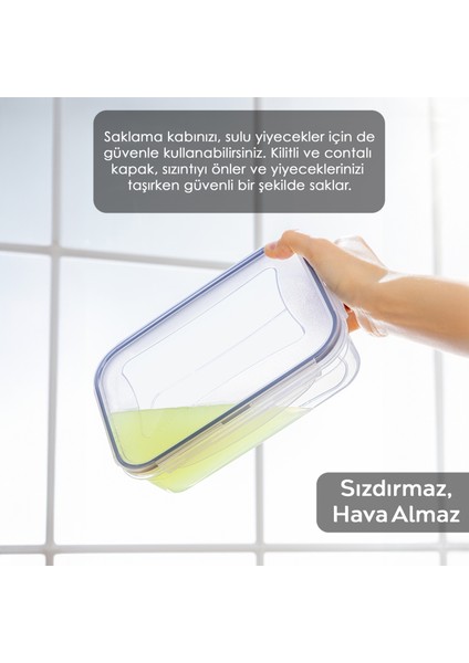 2'li 3 Bölmeli Kapaklı Dikdörtgen Saklama Kabı - Taşınabilir Kahvaltılık Diyet ve Beslenme Kutusu fırsatları