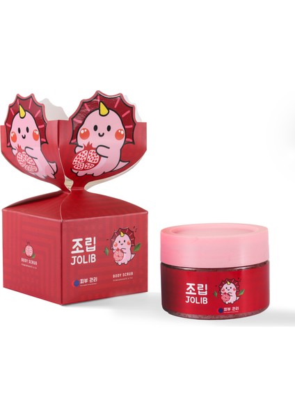 Body Scrub Besleyici Arındırıcı Nemlendirici Vücut Peelingi Eşsiz Nar Çayı Kokusuyla