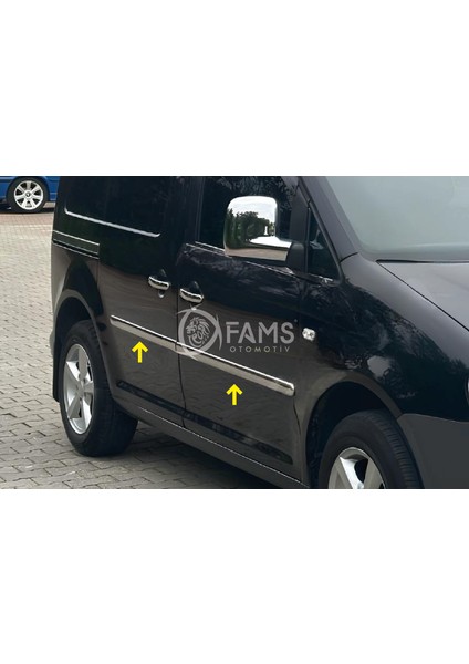 Vw Caddy Krom Yan Kapı Çıtası 4 Kapı 2004-2015 P. Çelik (Maxı)