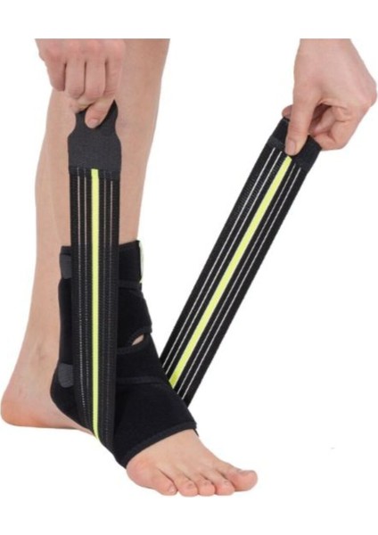 Malleol Destekli Ayak Bilekliği + 8 Bandajı - (Standart)