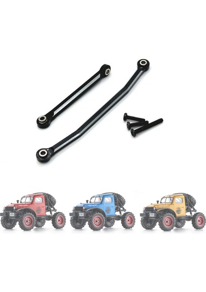 Fms FCX24 Metal Direksiyon Çubukları Direksiyon Bağlantı Kravat Bağlantıları 1/24 Rc Paletli Araba Yükseltme Parçaları Aksesuarları, Siyah (Yurt Dışından) indirimleri