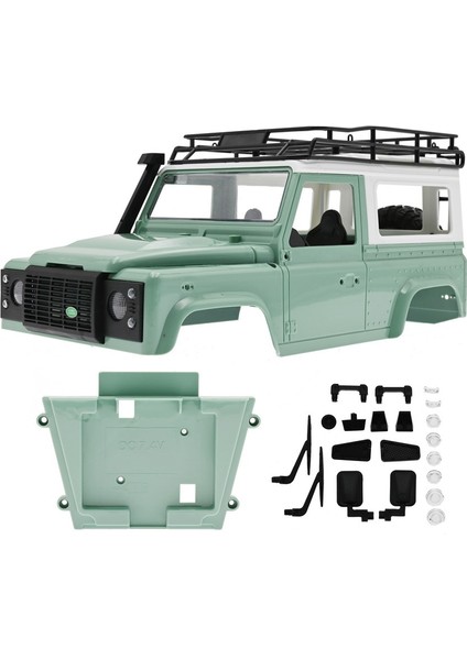 Rc Araba Defender D90 Için Vücut Kabuk Mn D90 Mn-90 MN99S MN98 1/12 Rc Paletli Araba Yedek Parçaları Yükseltme Aksesuarları, 2 (Yurt Dışından)