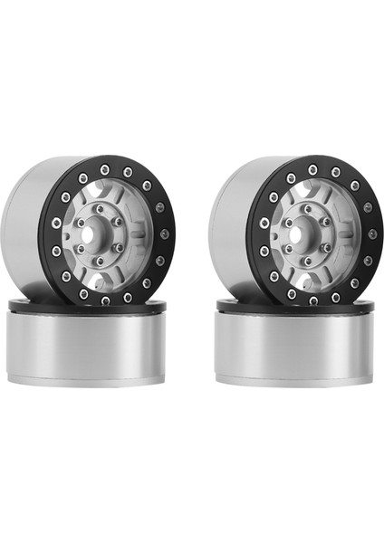 4 Adet 1.55 Metal Beadlock Tekerlek Jantları Hub 1/10 Rc Paletli Araba RC4WD D90 Tf2 Mst Jimny Tamiya CC01 LC70 Eksenel 90069,3 (Yurt Dışından)