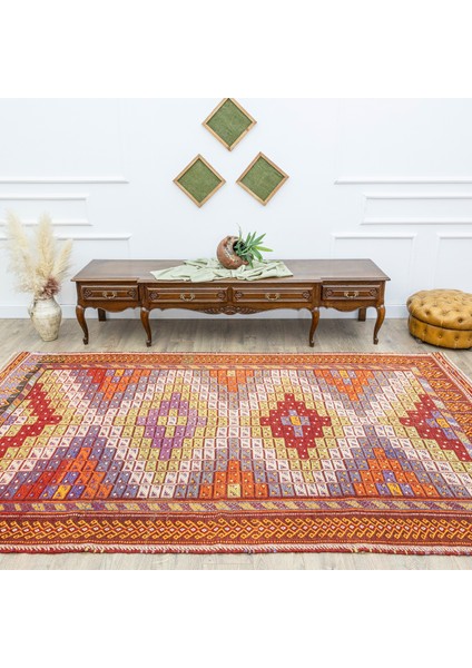 Feriz Geometrik Desenli El Dokuma Cicim Kilim 172X311 cm