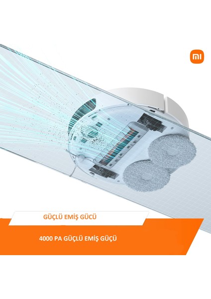3D Engel Algıma Robot S10+ Akıllı Halı Tanıma Fonksiyonlu Premium Robot Süpürge 4000PA Emiş