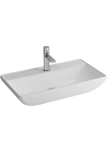 Domino Tezgah Üstü Lavabo  Batarya Deilkli 5019BT