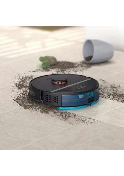 XU3100/01 3000 Seried Vacuum Mop Robot Süpürge Siyah