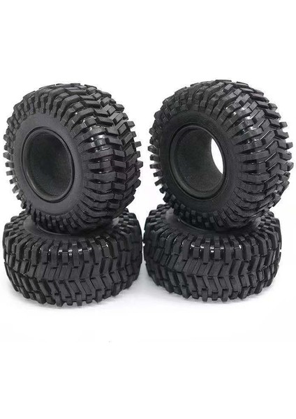 4 Adet 125MM 2.2 Inç Kauçuk Jant Lastikleri Lastik 1/10 Rc Paletli Araba Eksenel SCX10 90046 RR10 Wraith Traxxas Trx4 Trx-6 (Yurt Dışından)