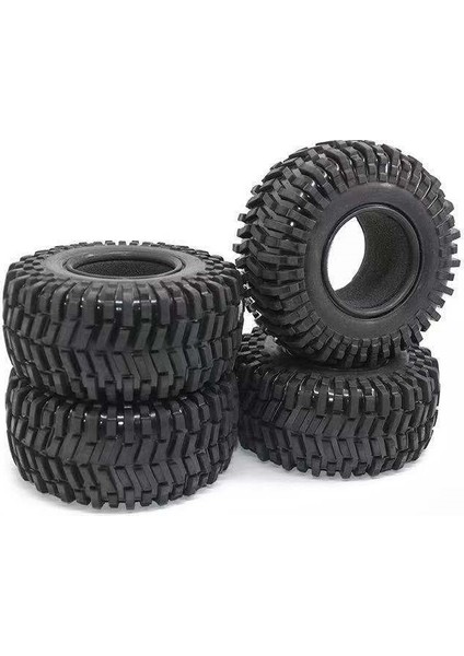 4 Adet 125MM 2.2 Inç Kauçuk Jant Lastikleri Lastik 1/10 Rc Paletli Araba Eksenel SCX10 90046 RR10 Wraith Traxxas Trx4 Trx-6 (Yurt Dışından)