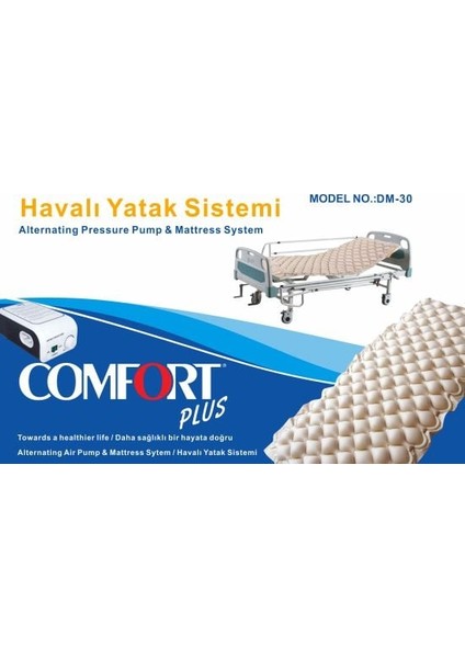 Comfort Plus Dm-40 Havalı Yatak Baklava Tipi
