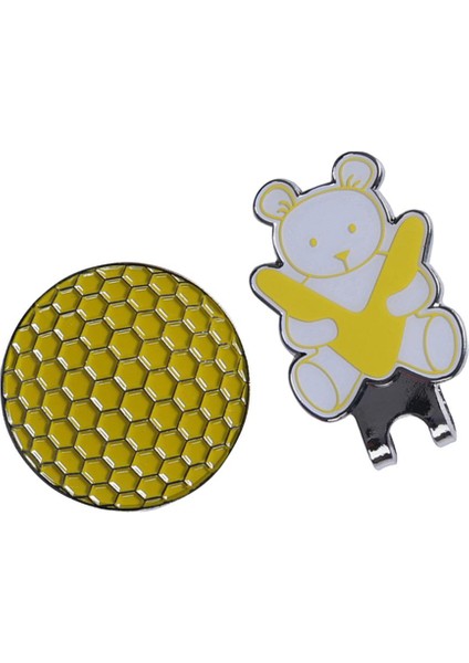 Ş Golf Işaretleyici Paslanmaz Golf Işaretleyici Aksesuarı Ayı Sarı (Yurt Dışından) indirimleri