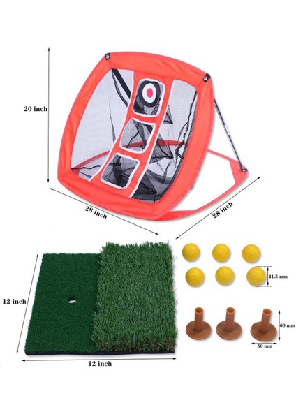 Golf Ağı Ev Kafes Iğı Ş Alıştıı Mat Sürüş Salıncak Turuncu (Yurt Dışından) indirimleri