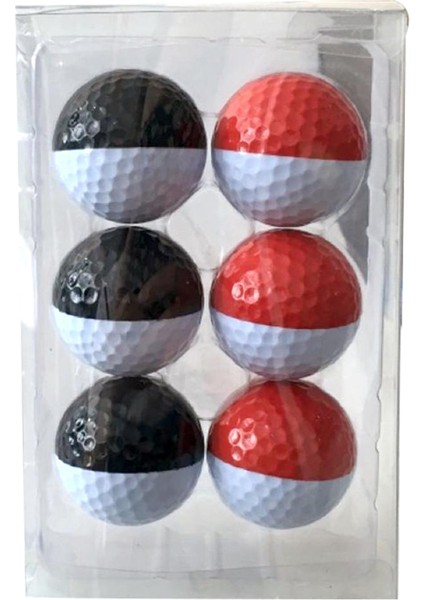 6 Golf Uygulama Yüksek Ünür Golf Eğ Golfçü Mevcut + Kırmızı (Yurt Dışından)