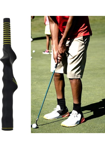 Kaymaz Golf Salıncak Kavrama Eğitmenleri Sağ Golfçü Kavrama Düzeltici Sarı 9.15MM (Yurt Dışından) modelleri