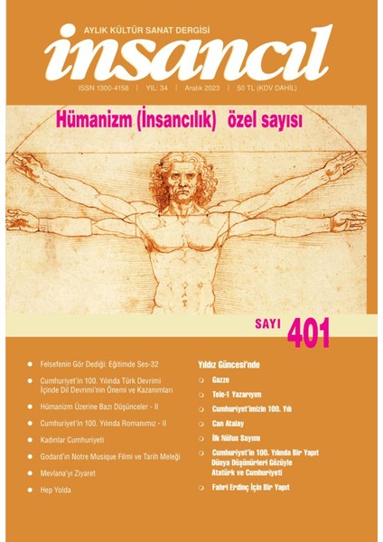 İnsancıl Dergisi 401. Sayı - Aralık 2023