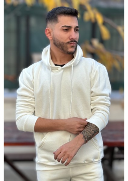 Erkek Şardonlu 3 Iplik Bol Kesim Sweatshirt fiyatları