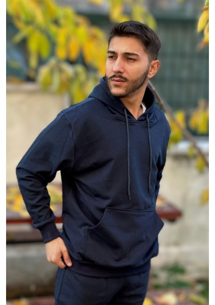 Erkek Şardonlu 3 Iplik Bol Kesim Sweatshirt fiyatları