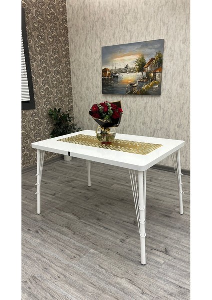 Mutfak Masaları Hasır Ayaklı 80-120 Dikdörtgen Mutfak Mutfak Masası
