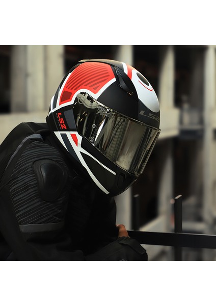 Rapıd 2 Grıd Mat Beyaz-Kırmızı Kask fırsatları