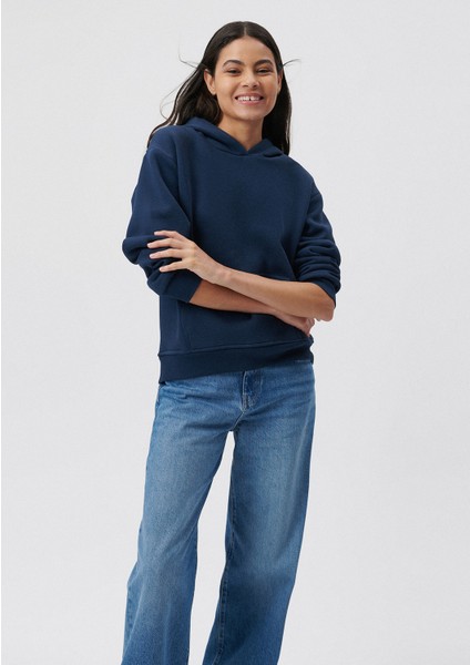 Kadın 3 Iplik Şardonlu Bol Kesim Sweatshirt