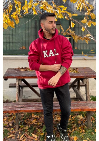 Unisex Nakışlı Oversize 3 Iplik Kolej Kapşonlu Sweatshirt fiyatları