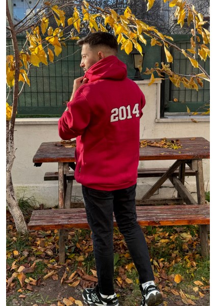 Unisex Nakışlı Oversize 3 Iplik Kolej Kapşonlu Sweatshirt modelleri