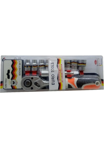 Socket Set 1/2'' Krom Lokma Seti 12 Parça