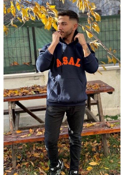 Unisex Nakışlı Oversize 3 Iplik Kolej Kapşonlu Sweatshirt fırsatları