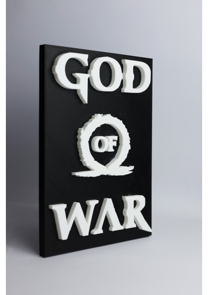 God Of War - 3 Boyutlu Tabela 14.5cm x 20CM x 1.5cm