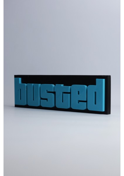 Grand Theft Auto Busted - Gta - 3 Boyutlu Tabela 20CM x 6cm x 1.5cm