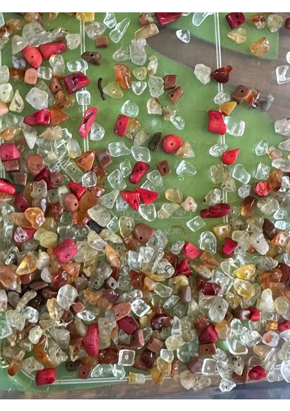 Kırma Taş Takı Boncuğu 30 gr Takribi 90/110 Adet fiyatları