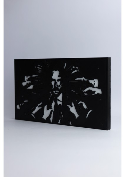 John Wick - 3 Boyutlu Tabela 20CM x 11.5cm x 1cm
