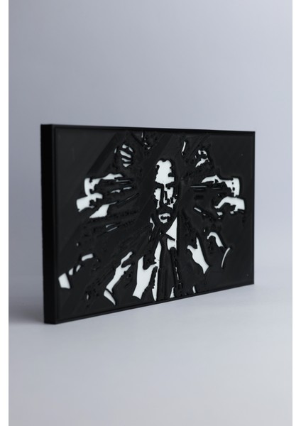 John Wick - 3 Boyutlu Tabela 20CM x 11.5cm x 1cm