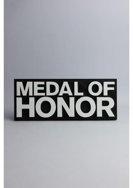 Medal Of Honor - 3 Boyutlu Tabela - 20CM x 8cm x 1.5cm