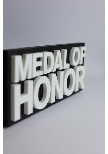 Medal Of Honor - 3 Boyutlu Tabela - 20CM x 8cm x 1.5cm