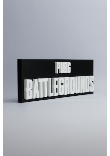 Pubg: Battlegrounds - 3 Boyutlu Tabela - 20CM x 7cm x 1.5cm