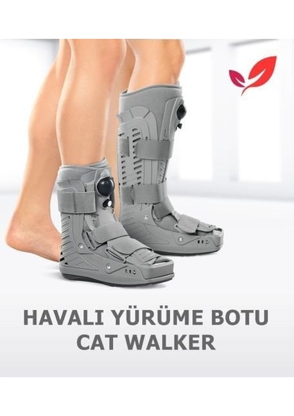 Variteks Uzun Long Havalı Yürüme Yürüyüş Botu Cat Walker Stabilizasyon Ortezi Small