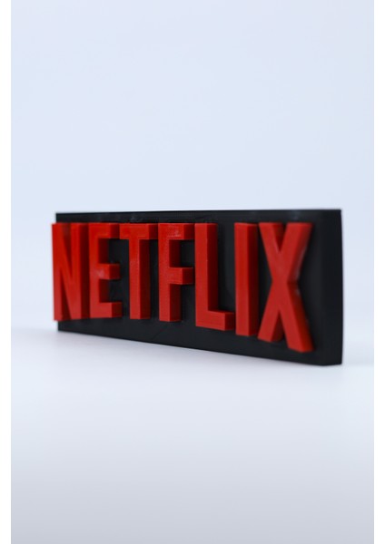Netflix - 3 Boyutlu Tabela - 18CM x 5.5cm x 1.5cm