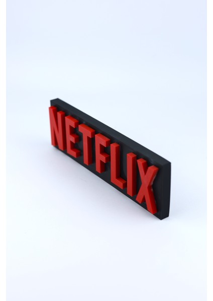 Netflix - 3 Boyutlu Tabela - 18CM x 5.5cm x 1.5cm