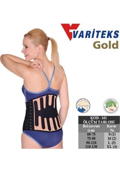 Variteks Tx Korsesi Lumbosakral Bel Fıtığı Small fiyatları