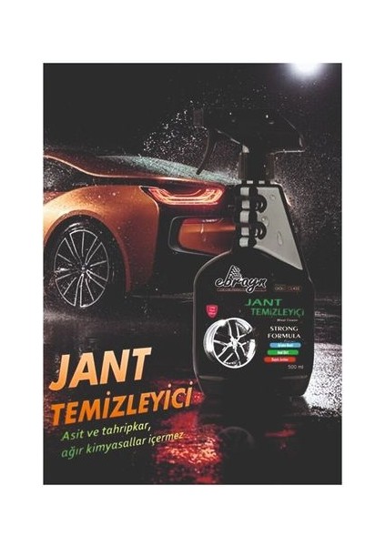 Cabbaroğlu Ticaret Araç Jant Temizleyici ve Parlatıcı 500 ml