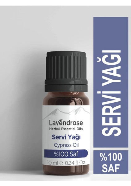 Servi Yağı %100 Saf - Bitkisel Aromaterapi Selvi Uçucu Yağı 10ML-CYPRESS Oil *difizöre Uygun