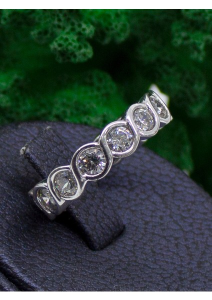 Taşlı 925 Ayar Gümüş Tamtur Yüzük modelleri